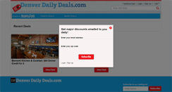 Desktop Screenshot of denverdailydeals.com